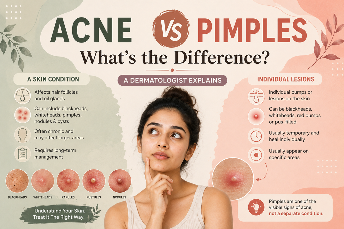 Acne vs Pimples: What's the Difference?