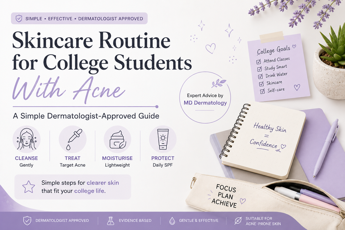Skincare Routine for College Students With Acne: A Simple Dermatologist-Approved Guide