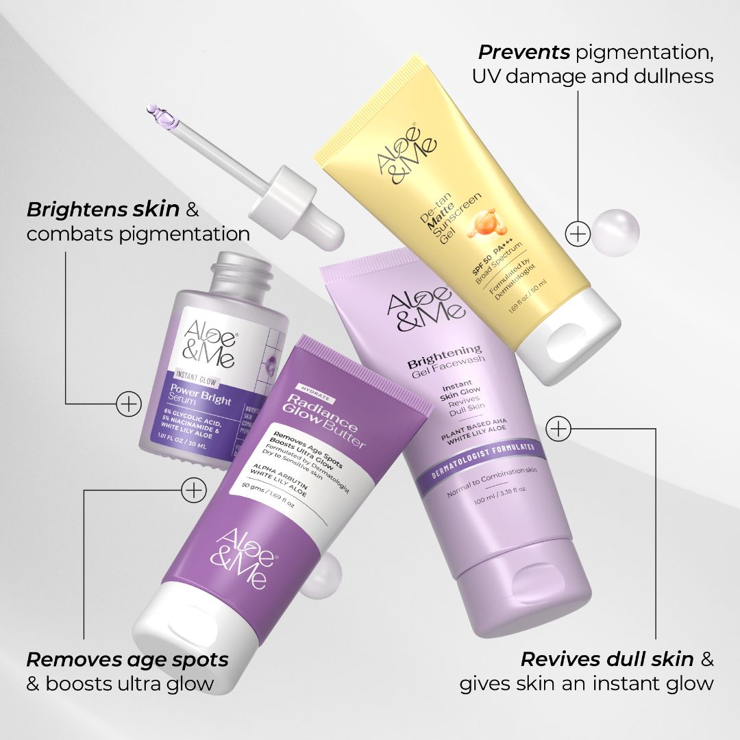 Skin Brightening Kit with Sunscreen