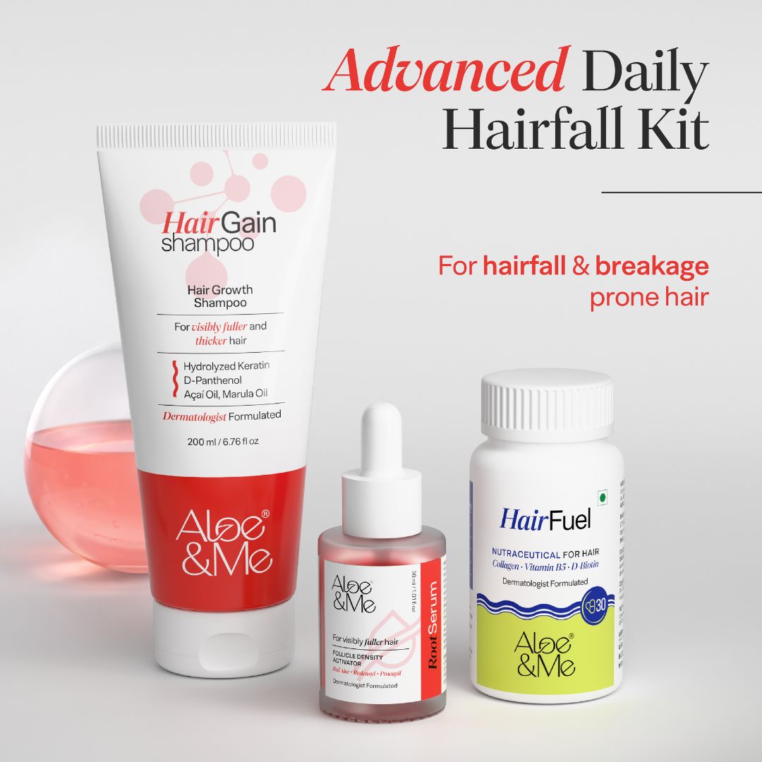 Advanced Daily Hairfall Kit with Hairfuel | Complete Hair Fall Treatment System
