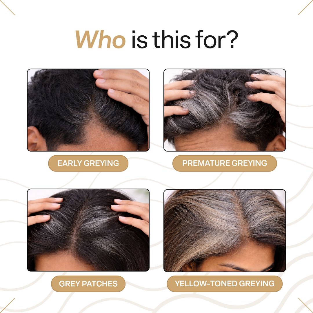 Black Serum for Grey Hair
