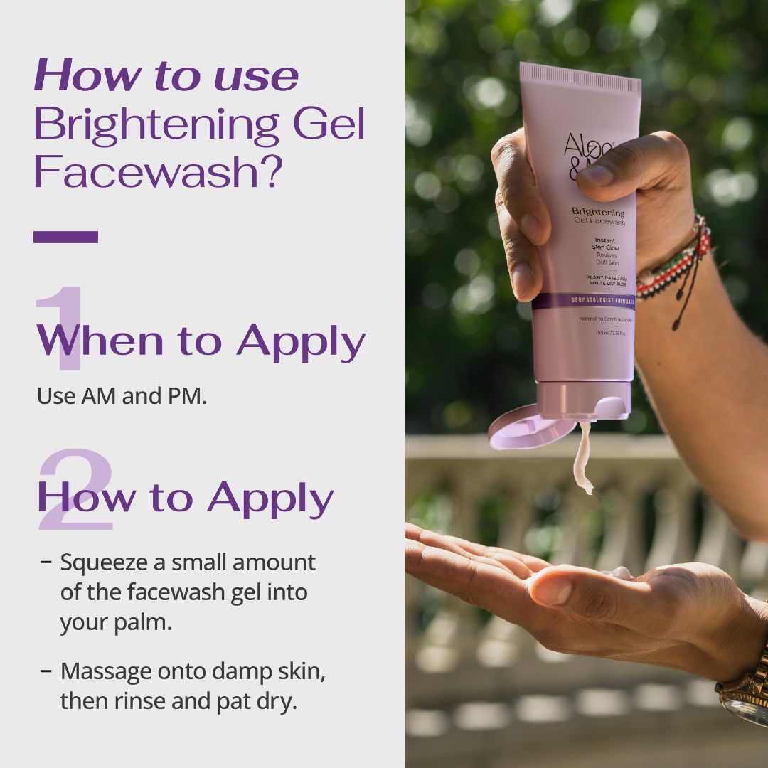 Brightening Gel Face Wash – aloeandme
