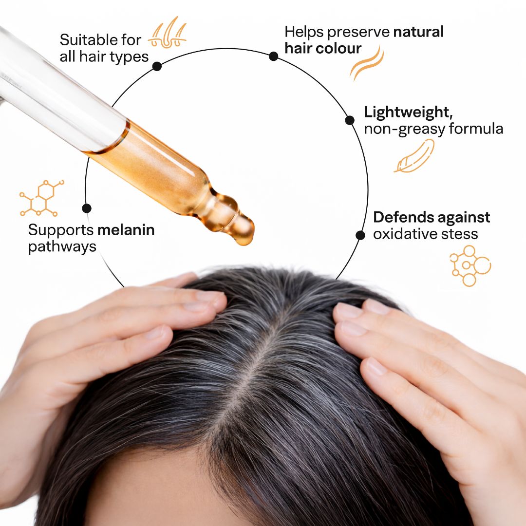 Black Serum for Grey Hair