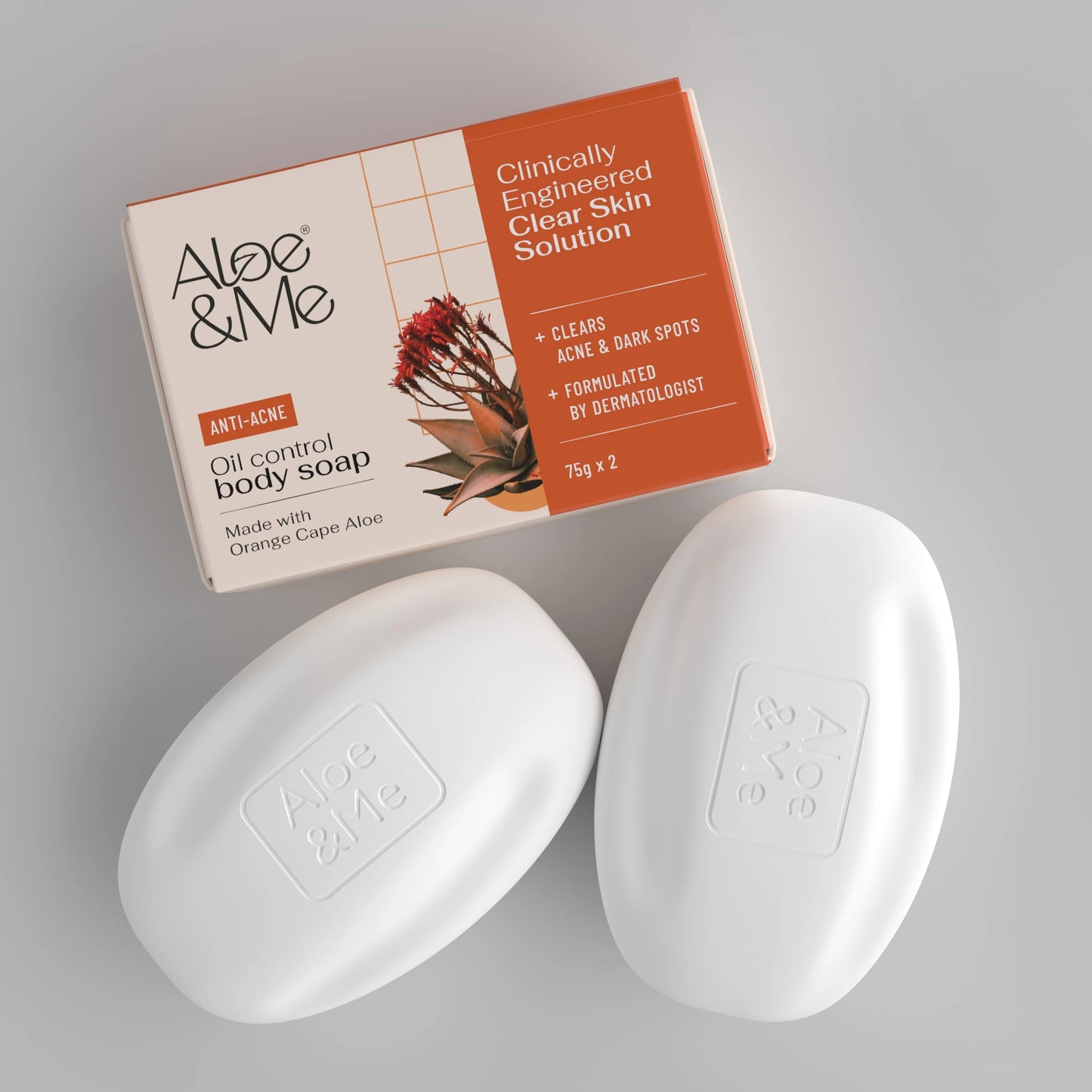 Oil Control Body Soap 75gx2