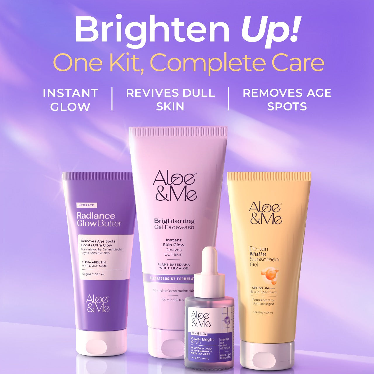 Skin Brightening Kit with Sunscreen
